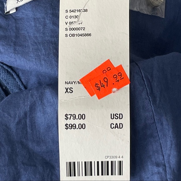 URBAN OUTFITTERS NWT HANNA EMBELLISHED SEQUIN BABYDOLL MINI BLUE SILVER DRESS XS - Picture 5 of 15